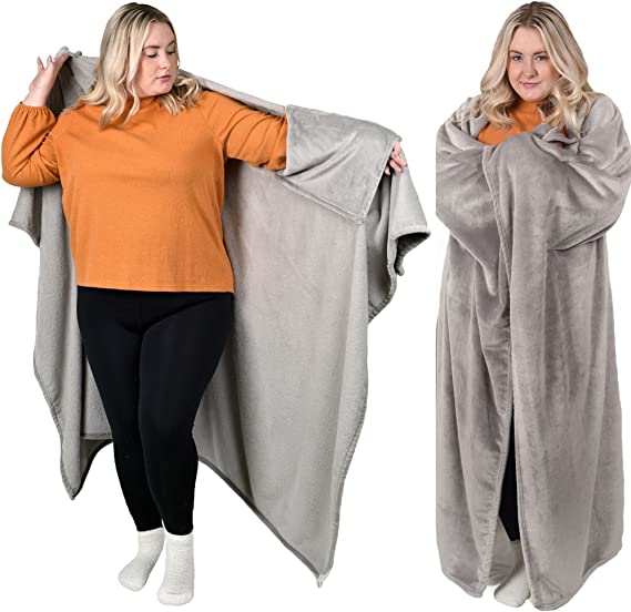 The Wearable Throw Blanket & Cape in One