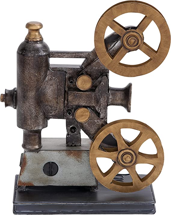 Vintage Metal Camera Sculpture