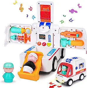 Ambulance Vehicle Toys Set