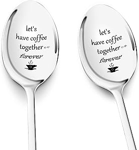 Engraved Coffee Spoon Set