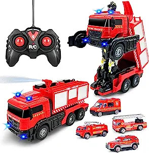 Remote Control Fire Truck with Led Sounds