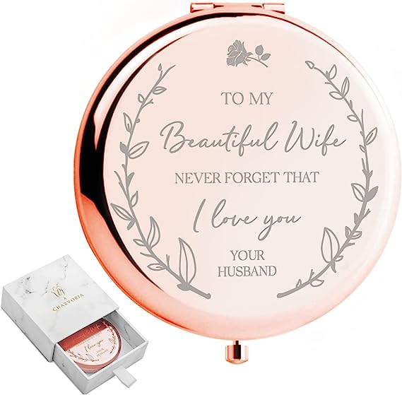 Rose Gold Pocket Mirror