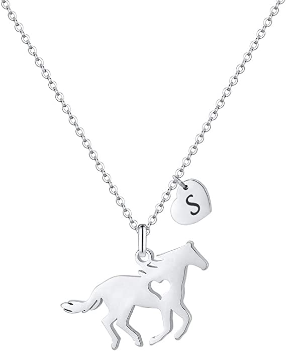 Girls Horse Necklace