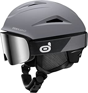 Ski Helmet, Snowboard Helmet with Ski Goggles
